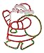 Northlight Lighted Santa with Green Sack of Gifts Christmas Window Silhouette Decoration, 17.75