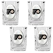 Philadelphia Flyers NHL 4pc Square Shot Glass Set