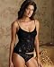  : Lace-textured scoopneck cami