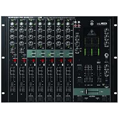 Behringer DX2000USB Pro Mixer professioneller 7-Kanal DJ Mixer, VCA Crossfader
