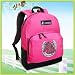 Horse Horseshoe Pink Backpack Horse design for Travel, Daypack CUTE School Bags Best Unique Cute Gifts for Girls, Students Ladies -