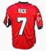 Michael Vick Atlanta Falcons Autographed Reebok NFL Football Jersey (Red)