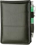 Executive Jotter Notepad Organizer with Business Card Slots and Pen Holder