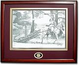 'Victory in the Swamp' Limited Edition Print in Ramin Mahogany Frame