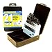 Eazypower 86792 21-Piece 1/16-Inch-3/8-Inch Black Oxide 118-Degree Split Point M2 High Speed Steel Drill Bit Set