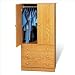 Prepac Oak Juvenile TV,Wardrobe Armoire