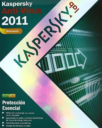 Kaspersky AV 2011 3 licencias renovación 1 año