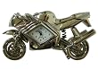 Silver Tone Mini Moto Clock