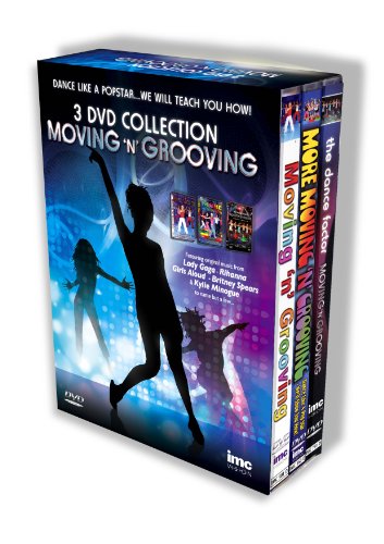 Moving N Grooving Triple DVD Box Set - Dance Like a Popstar - Featuring original music from Lady Gaga, Kylie, Girls Aloud, Britney Spears and S Club 7 cd cover