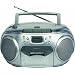 Emerson PD6548BL Portable CD Player with AM/FM Stereo Radio and Cassette Recorder