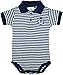 Butler University Bulldogs Newborn Striped Polo Bodysuit,Navy/White,6-9 Months