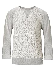 Floral Lace Sweat Top