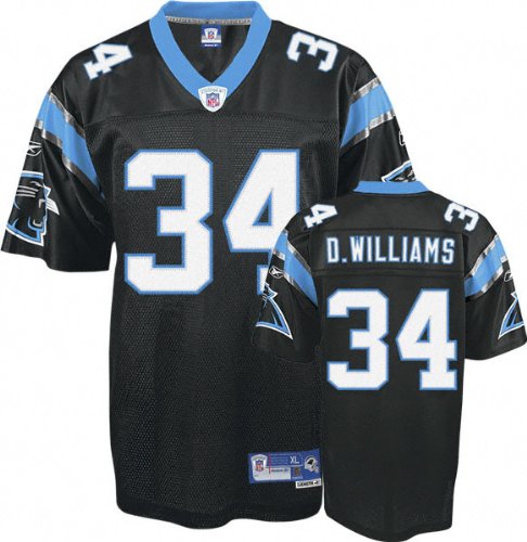 DeAngelo Williams Black Reebok NFL Premier Carolina Panthers Jersey