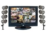 CLOVER LCD2088 Digital Video Recorder 20.1-Inches - Black