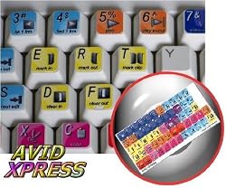 AVID XPRESS KEYBOARD STICKERS