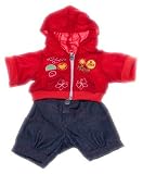 8 Red Badges outfit fits most Webkinz, Shining Star and 8-10 Make Your Own Stuffed Animals