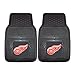 FANMATS 10380 Detroit Red Wings 2-Piece Heavy Duty Vinyl Car Mat Set, Front Row Floor Mats, All Weather Protection, Universal Fit, Deep Resevoir Design