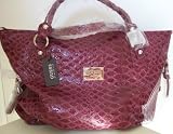 Guess Bellevue Wine Handbag & Bellevue SLG Clutch Wallet