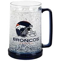 Denver Broncos 16oz Crystal Freezer Mug