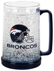Denver Broncos 16oz Crystal Freezer Mug