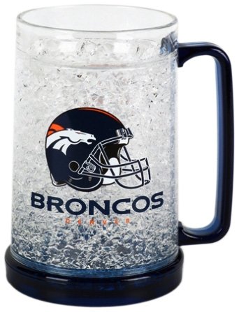 Denver Broncos 16oz Crystal Freezer Mug