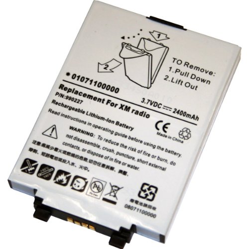 Replacement Delphi Battery Xm Radio Battery