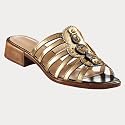 Pantolette bronze