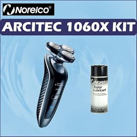 Philips Norelco Arcitec 1060X Rechargeable Cordless Razor with Norelco Razor Lubricant