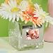 Personalized Baby Square Glass Vase with Photo Frame