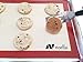 Silicone Baking Mats By Noella - Set of 2 Non Stick, Non Skid, Heat Resistant Pastry Mats - Work As Cookie Sheets - Professional Grade Baking Sheets of the Finest Quality