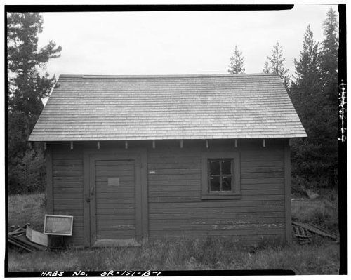 Historic Photo Ditch Creek Guard Station Barn-Storage 