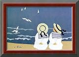 Soeur de la Cote Framed Canvas Art by Diane Ethier,16 in. x 12 in. Framed