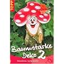 Baumstarke Deko 2: Holzst�mme, lustig verziert von Martina Schr�der