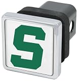 Michigan State Spartans Chrome Trailer Hitch Cover