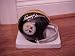Franco Harris Hand Signed Autographed Pittsburgh Steelers Riddell Football Mini Helmet w/ Photo of Signing