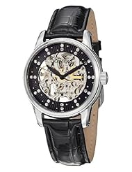 Stuhrling Original Womens 576.11151 Vogue Audrey Stella Automatic Skeleton Watch Made with SWAROVSKI CRYSTALS