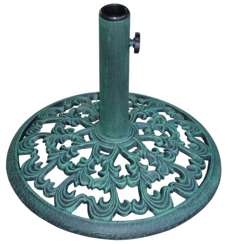 Childrens Toyshop  Outdoor Living : Heavy-Weight 18" Cast Iron Umbrella Stand - Victorian Design Bronze or PatinaChoose Vic. Base Color: Bronze