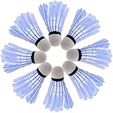 BLUBOON(TM) LED Badminton Set Shuttlecock Dark Night Glow Birdies Lighting for Outdoor/Indoor Sports Activities