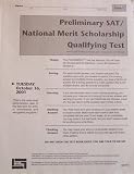 PSAT / NMSQT Test (Tuesday, October 16, 2001)