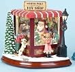 8" Amusements LED Lighted Animated & Musical North Pole Christmas Toy Shop