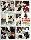 1974-75 Boston Bruins Yearbook Orr Esposito Bucyk - NHL Programs And Yearbooks