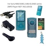 Buy 6 Items Accessories Bundle Kit for Sony Walkman NWZ-E463, NWZ-E464 and NWZ-E465...