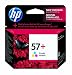 Original HP 57 Plus Tri-color Ink Cartridge in Retail Packaging