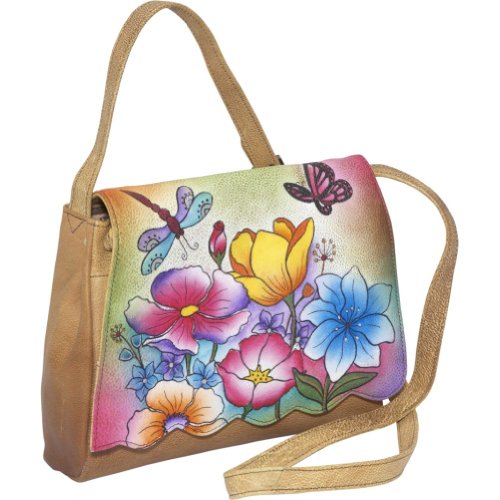 Anuschka Scallop Flap Bag