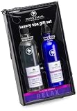 Seven Palms Gift Set White Tea Lavender Body Wash, 10-Ounce Bottle and Body Lotion, 8-Ounce Bottle