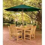 Classic Patio Dining Set Color: Dupione Walnut