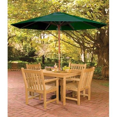 Classic Patio Dining Set Color: Dupione Walnut product image