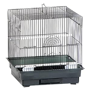 Blue Ribbon Square Style Roof Bird Cage