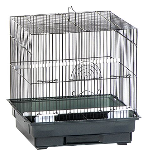 Blue Ribbon Square Style Roof Bird Cage, 11-Inch 