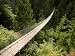 Hikers Crossing the Capilano Suspension Bridge Photographic Poster Print by Tim Laman, 24x32
